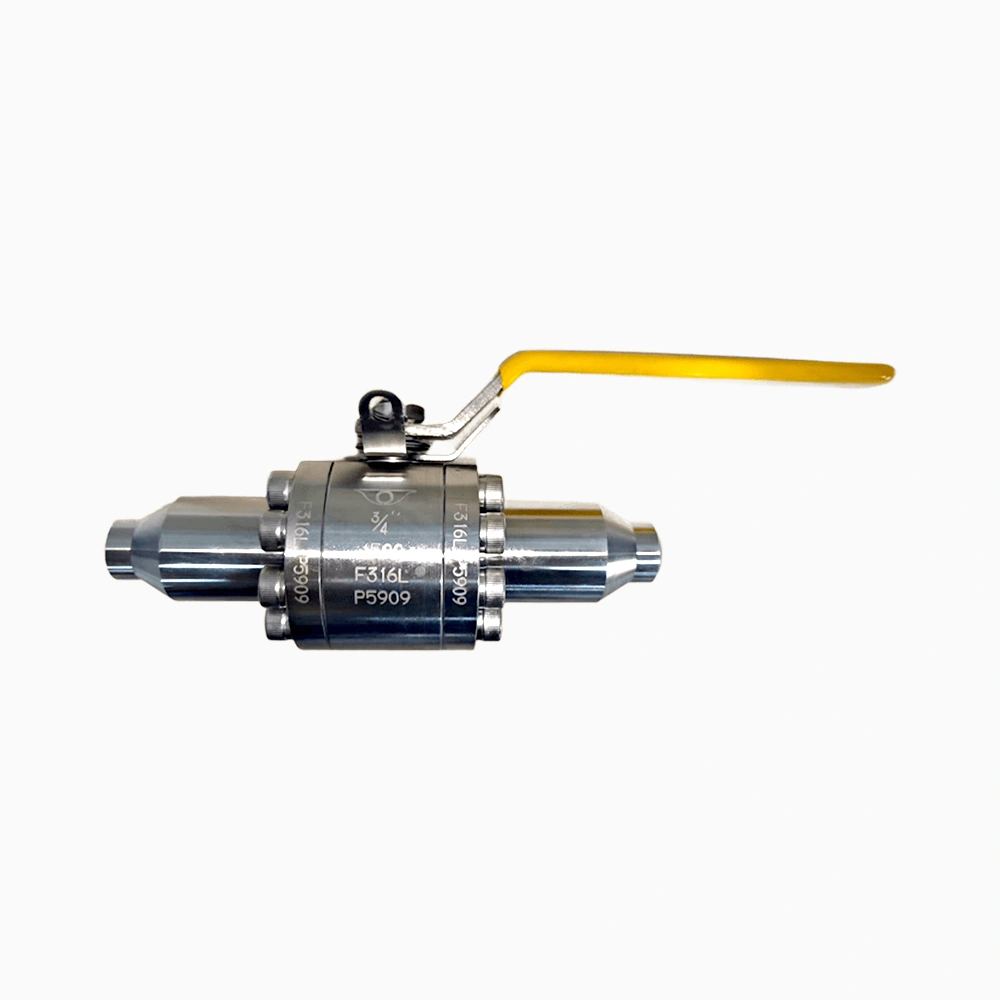 1500LB F316L Material Fully Welded Ball Valve