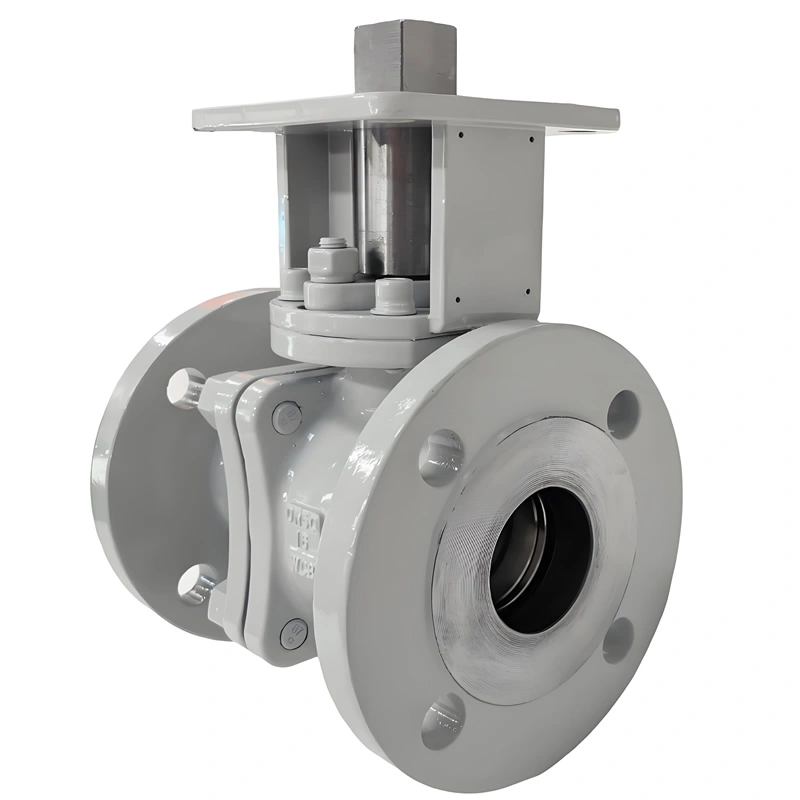 2PC Pn16 DN50 Full Bore Flanged WCB Cast Steel Floating Ball Valve with Manual/Pneumatic/Electric Operation