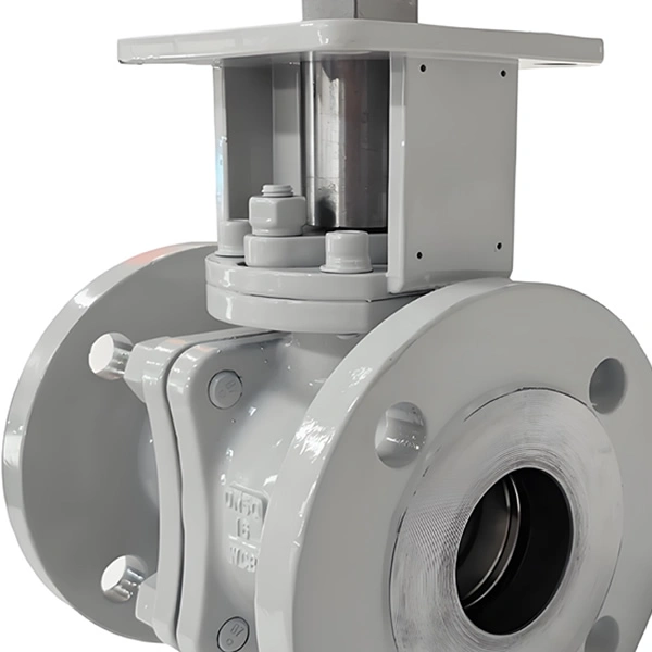 2PC Pn16 DN50 Full Bore Flanged WCB Cast Steel Floating Ball Valve with Manual/Pneumatic/Electric Operation