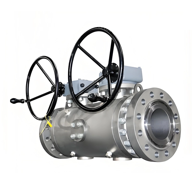 6 inch 600lb Double Ball A105n Trunnion Double Block and Bleed Ball Valve