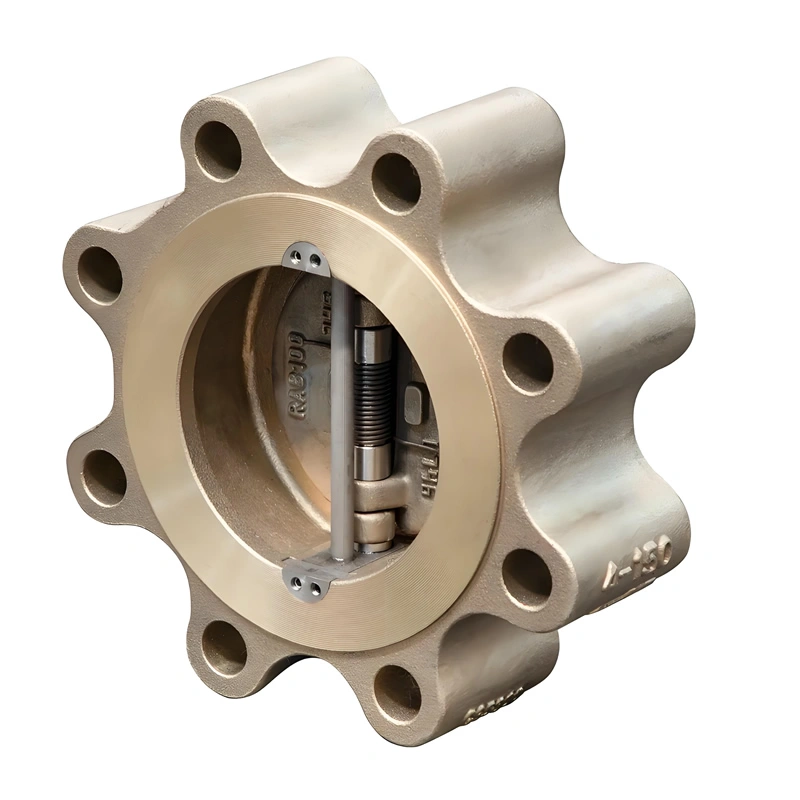 ANSI C95800 Double Plate Aluminum Bronze Lug Type Swing Check Valve