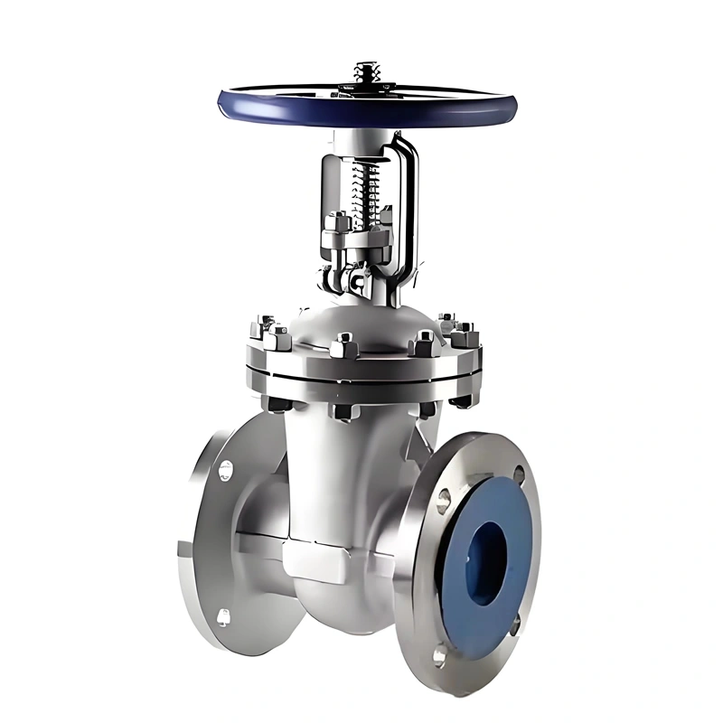 ANSI Class 150 Manual Stainless Steel Gate Valve Cast Steel Rising Stem Flange Gate Valve Resilient Seat Gate Valve