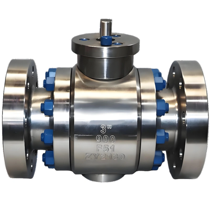 2″~24″ ANSI Class 150~900lb Stainless Steel 2PC Trunnion Mounted Flanged Ball Valve
