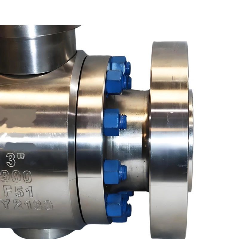 2″~24″ ANSI Class 150~900lb Stainless Steel 2PC Trunnion Mounted Flanged Ball Valve