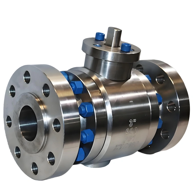 2″~24″ ANSI Class 150~900lb Stainless Steel 2PC Trunnion Mounted Flanged Ball Valve