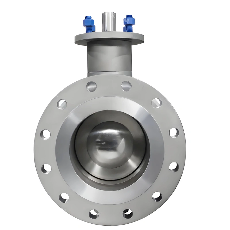 ANSI DN100 Class 300 Carbon Steel Wcb with Top Flange 2PC Trunnion Mounted Ball Valve