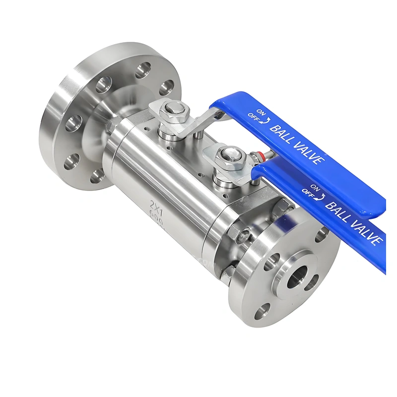 ANSI Stainless Steel F304 F316 Flanged Lever Gear Double Block and Bleed Ball Valve