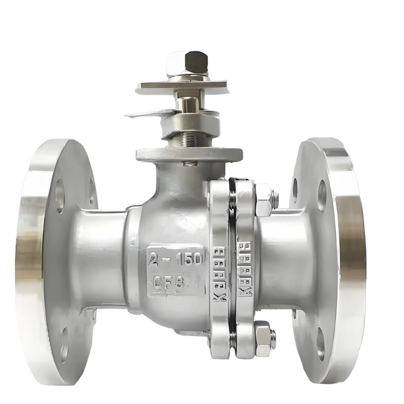 API 607 ASME Carbon Steel Ball Valve Stainless 304/316 Flange Metal Seated Floating Ball ValveVHigh Temperature for Water