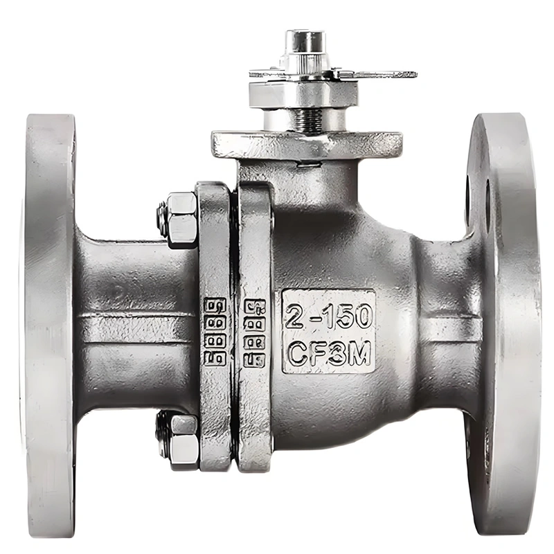 API 607 ASME Carbon Steel Ball Valve Stainless 304/316 Flange Metal Seated Floating Ball ValveVHigh Temperature for Water