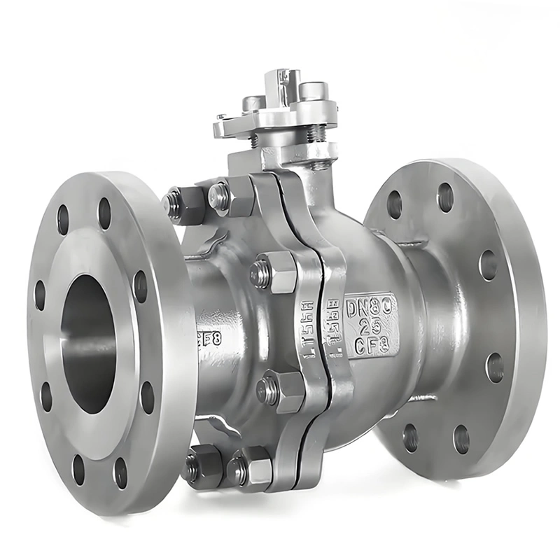API 607 ASME Carbon Steel Ball Valve Stainless 304/316 Flange Metal Seated Floating Ball ValveVHigh Temperature for Water