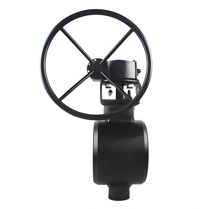 API 6D ASTM Carbon Steel Triple Eccentric Hard Seal Flange High-Temperature Butterfly Valve for Water