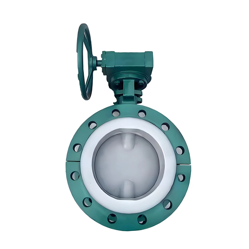 API 6D Electric Soft-Seated PTFE/Fluorine Lined Butterfly Valve for Oil & Gas and Chemical Corrosion Resistance