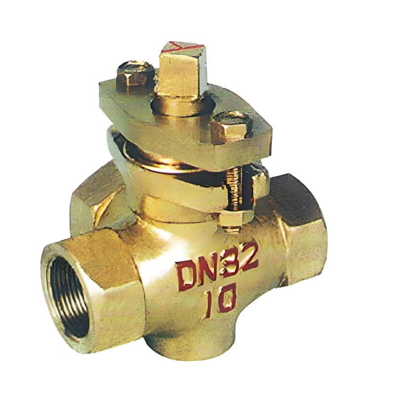 API ASME Fland Ends Sleeve Type Soft Sealing Bronze Plug Valves