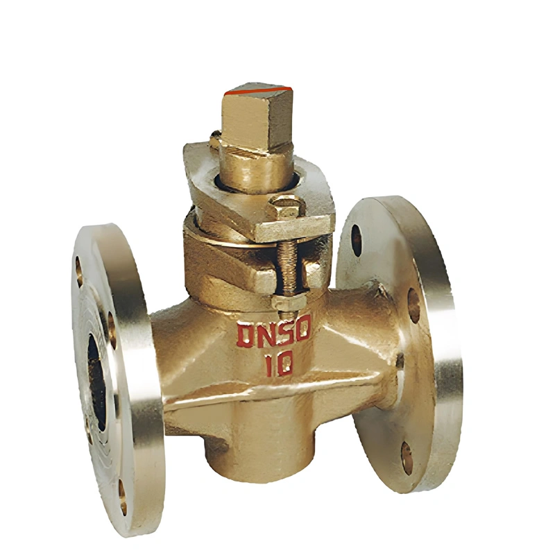 API ASME Fland Ends Sleeve Type Soft Sealing Bronze Plug Valves