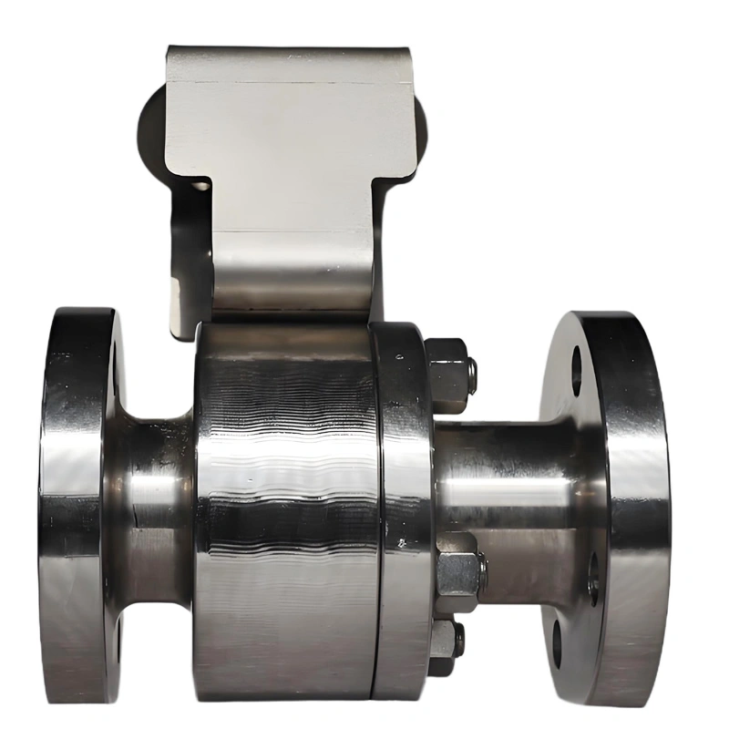 API DN25 PN40 F304 Raised Face Flange Bare Stem Floating Ball Valve