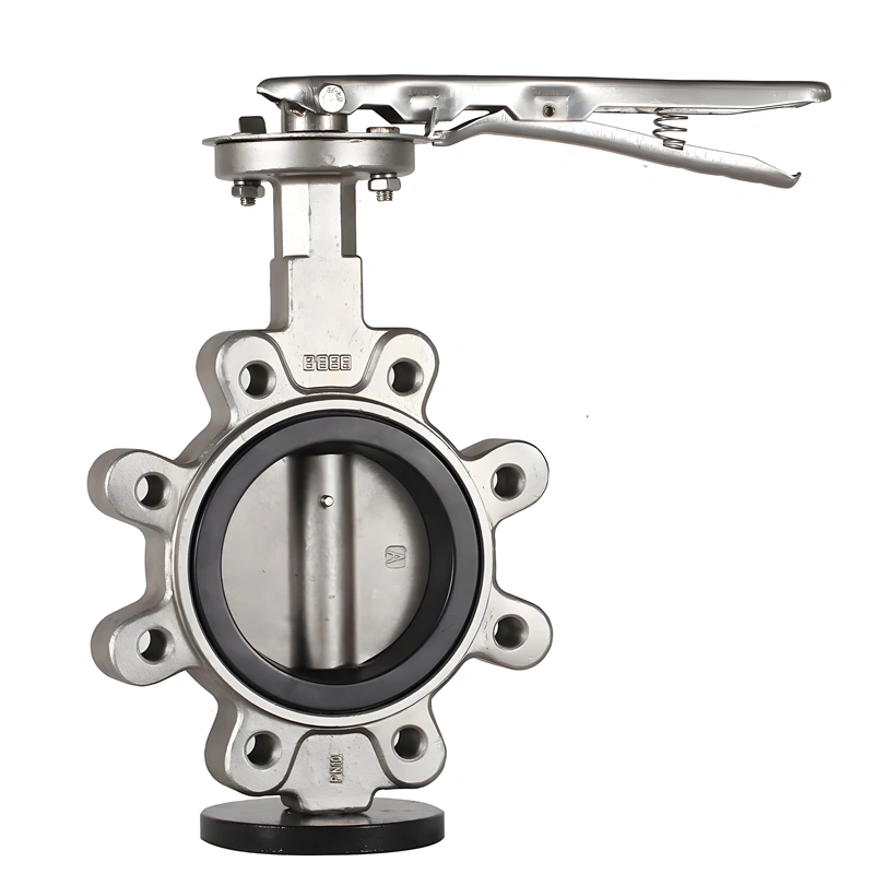 API609 Ductile Iron High Pressure Operated Full Lug Style Wafer Butterfly Valve