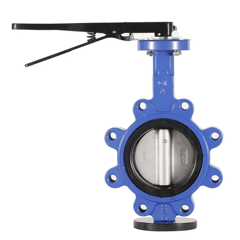 API609 Ductile Iron High Pressure Operated Full Lug Style Wafer Butterfly Valve