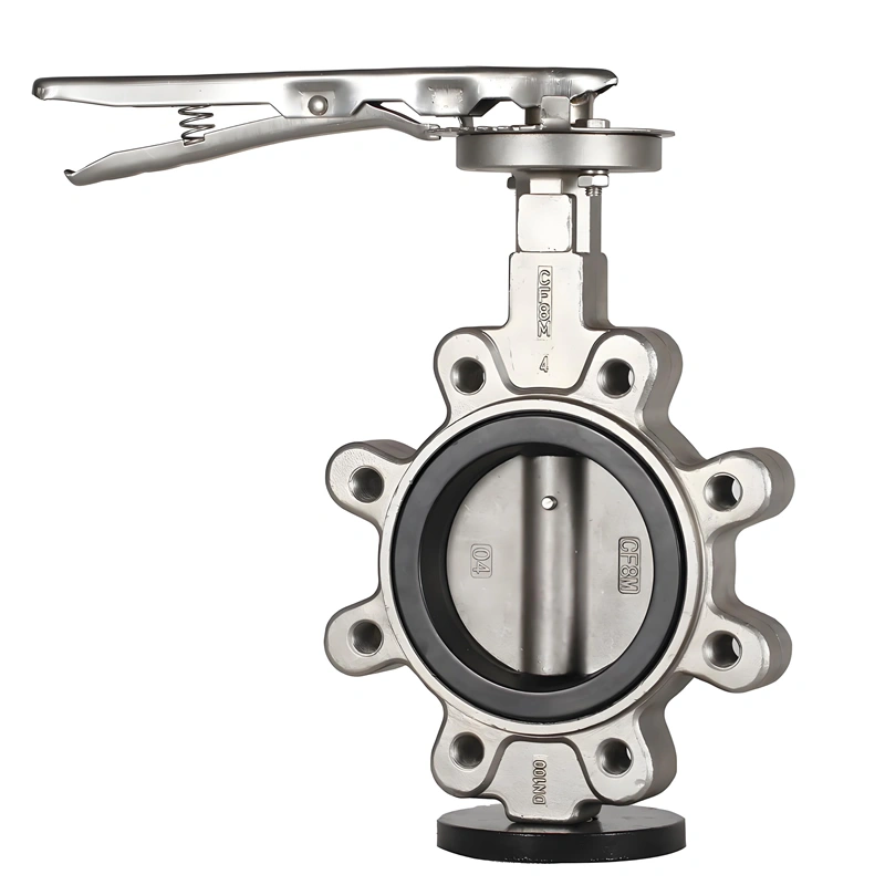 API609 Ductile Iron High Pressure Operated Full Lug Style Wafer Butterfly Valve