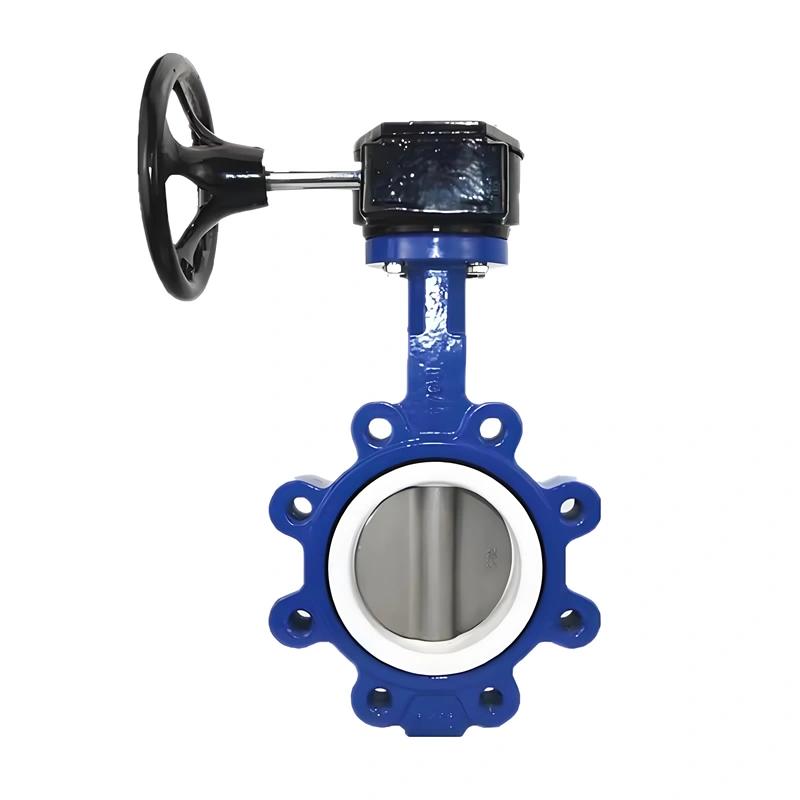 High Performance API609 Manual EPDM Seat 304 Stainless Steel Lug Type Cast Iron Concentric butterfly Valve