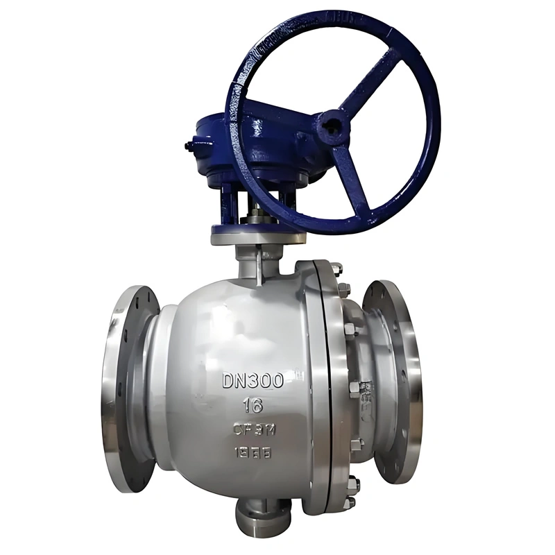 API6D 600LB Trunnion Mounted Ball Valve Fixed Ball WCB Material 600LB API6D Ball Valve