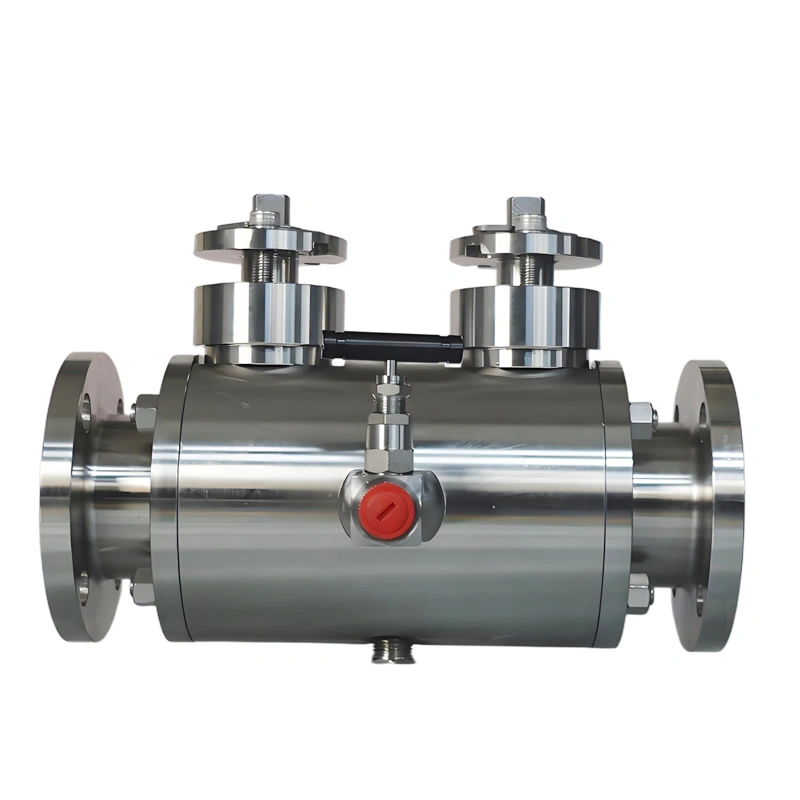 API6D DN50 SS316L DBB 150LB Double Block and Bleed Ball Valve