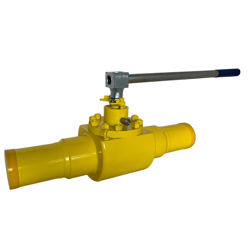 CE F316 Top-Entry Butt-Weld Trunnion Mounted Cryogenic Ball Valve