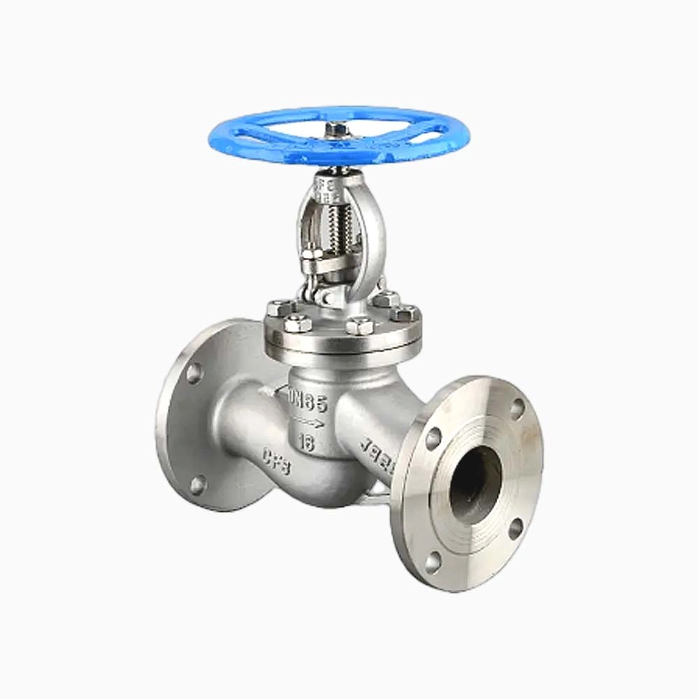 Cast Steel CF8 DN80 PN16 RF Flange Globe Valve