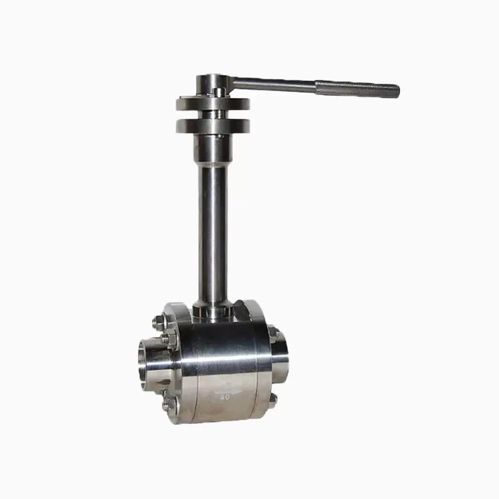 Cryogenic Forged Steel F316 DN20 150LB RF Flange Floating Ball Valve With Extended Stem