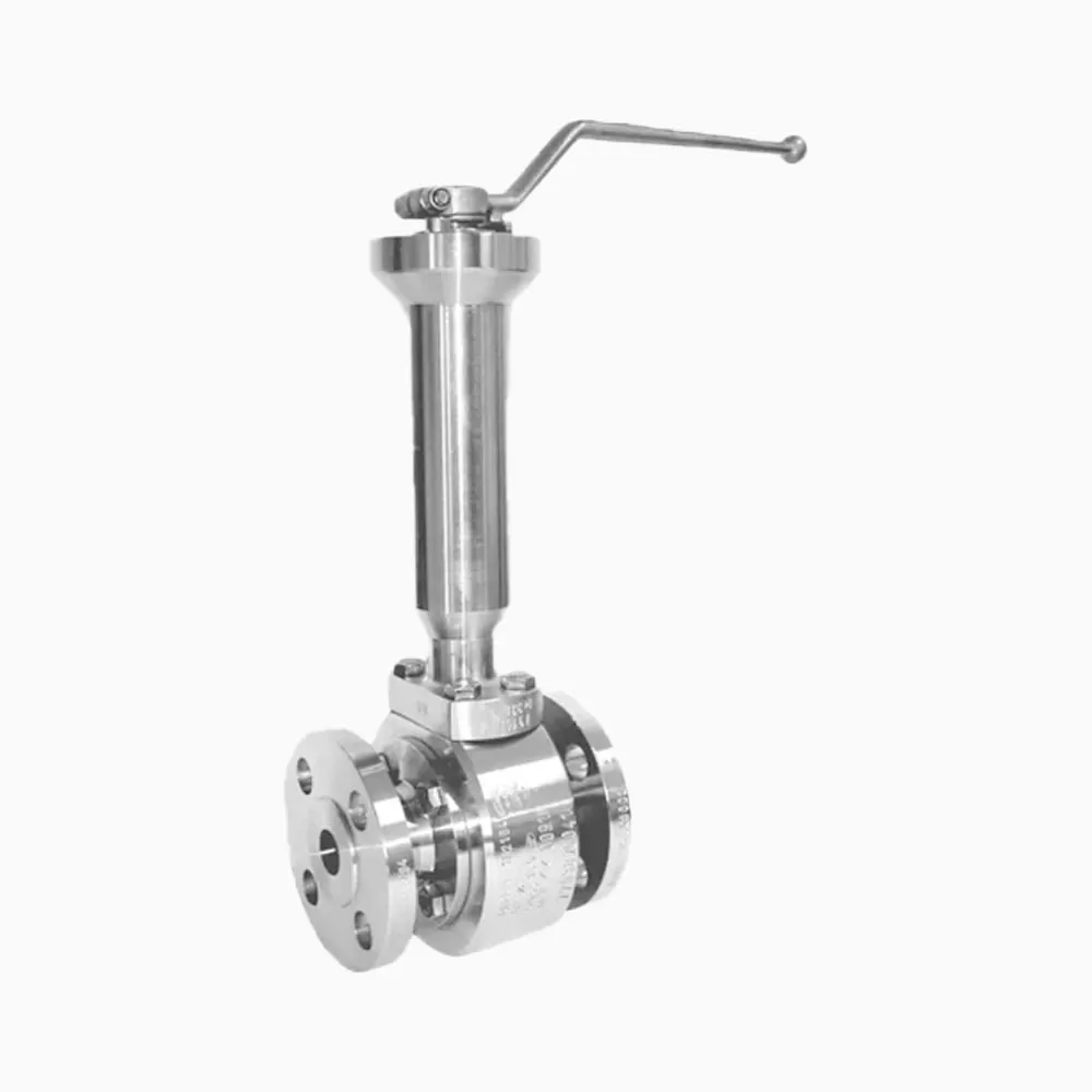 Cryogenic Forged Steel F316 DN20 150LB RF Flange Floating Ball Valve With Extended Stem
