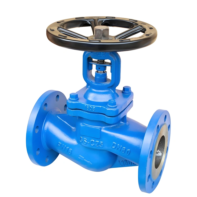 DN15 DN400 PN16 PN64 DIN GS C25 Bellow Seal Globe Valve