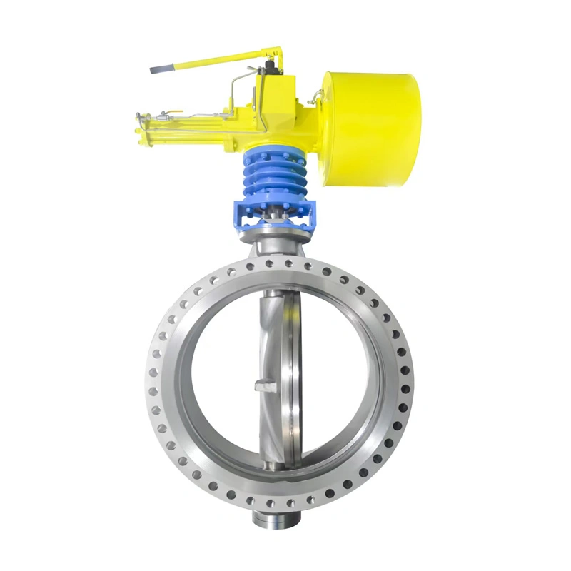 DN100 300LB High Temp Metal Seated Butterfly Valve