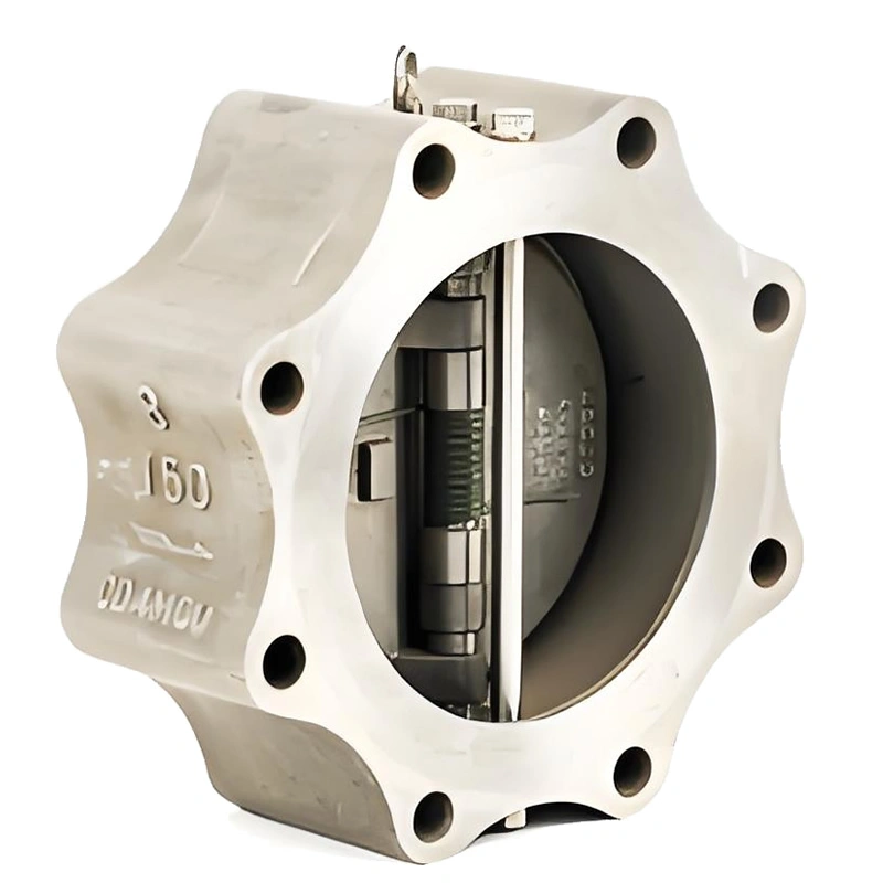 DN100 PN16 Lug Type Double Disc Swing Check Valves