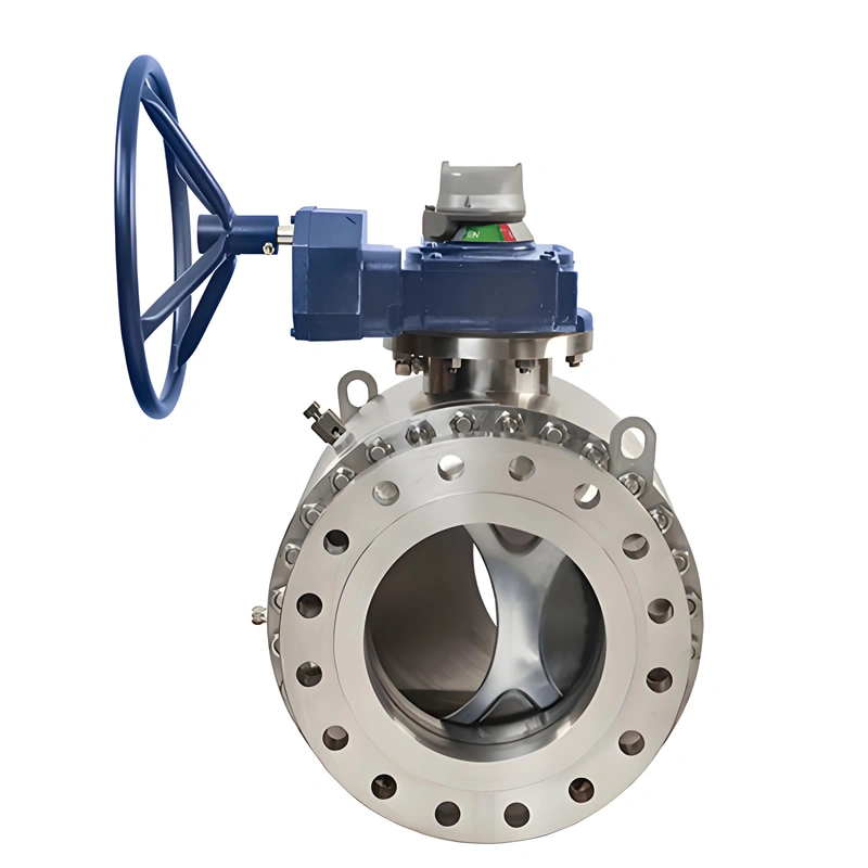 DN100 PN40 3-Piece Trunnion Mounted Hard Metal Seal BW Ball Valve for Flow Control