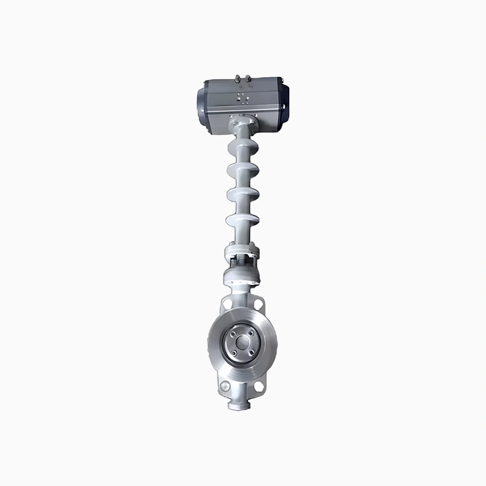 DN100 PN16 Triple Offset High Temp Metal Seal Flange Butterfly Valve