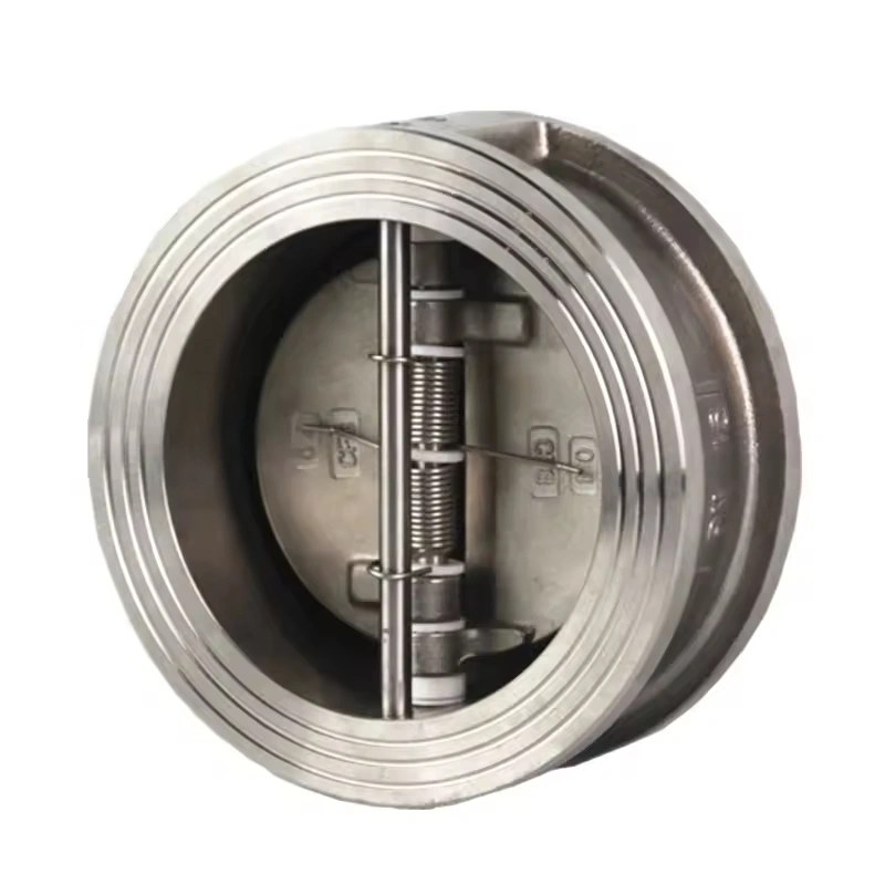 DN150 PN16 DIN Double Disc Wafer Spring Check Valve