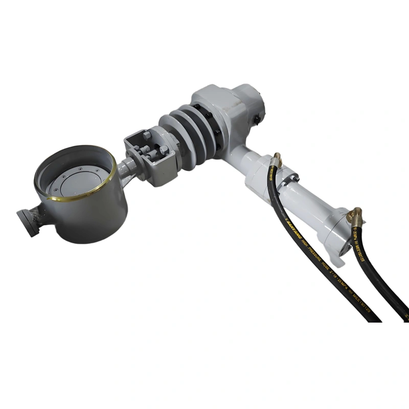 DN250 PN40 WCB Multi-Layer Metal Hard Sealing Hydraulic Triple Offset Butt-Welded Butterfly Valve