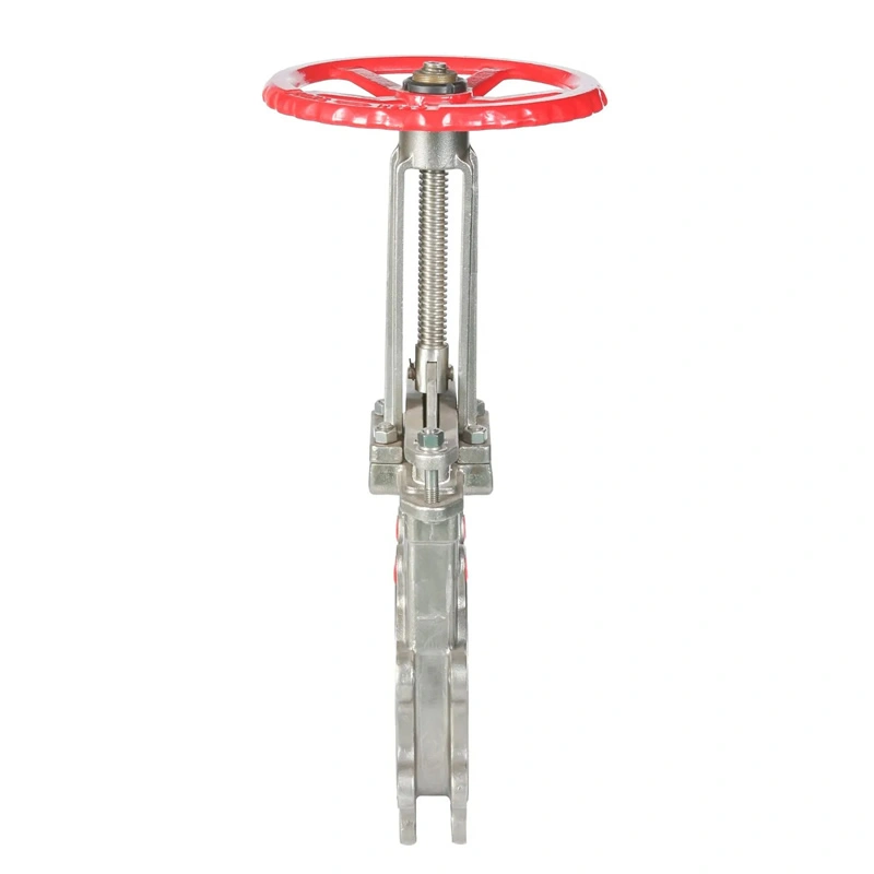 DN100~DN300 PN16 Stainless Steel Manual Flange Knife Gate Valve