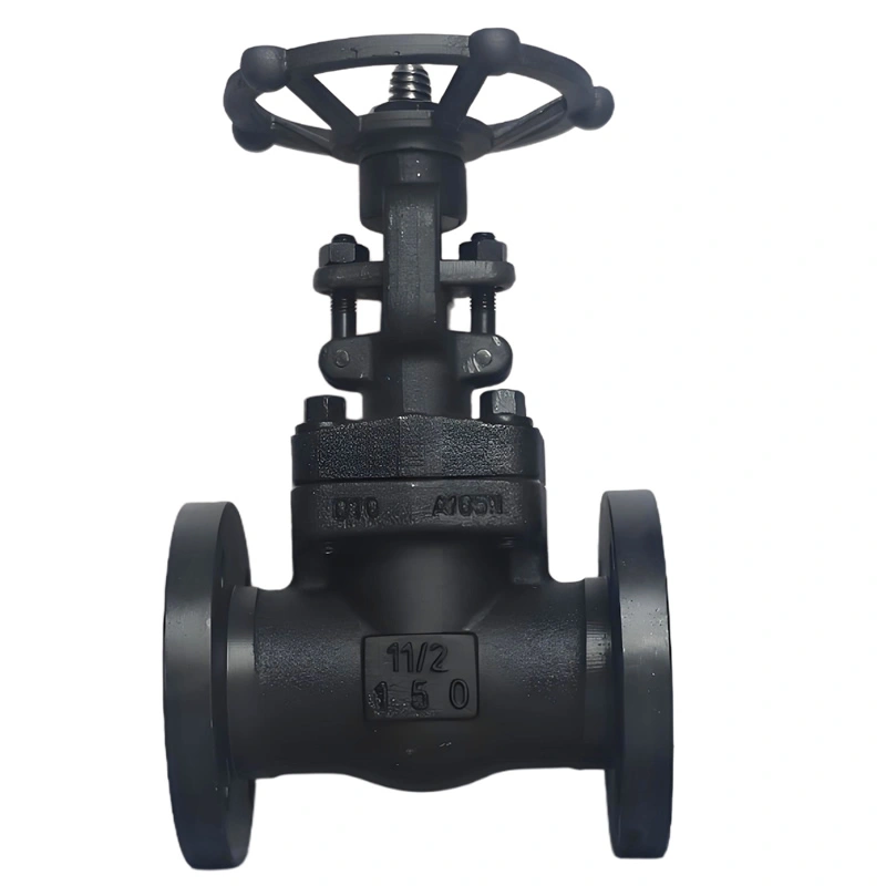 DN40 150LB A105 Carbon Steel Flanged Forged Steel Handwheel Operation Gate Valve 