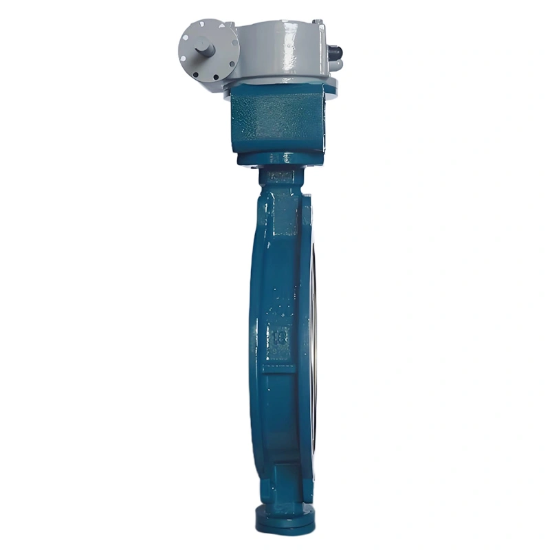 DN400 PN16 WCB Bidirectional Pressure Bearing Triple Eccentric Metal Multi Layer Hard Seal Wafer Butterfly Valve