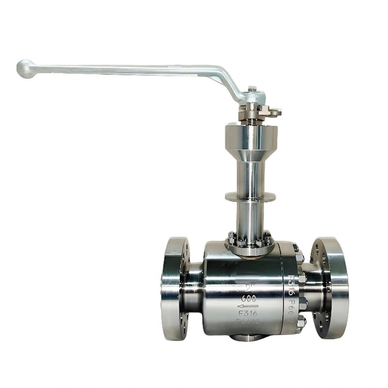 DN50 CLASS 600 F316 2-Piece Hard-Seal Cryogenic Floating Ball Valve