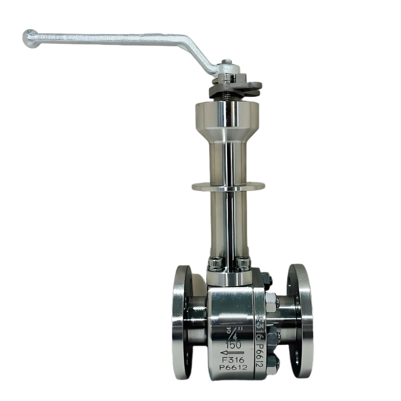 DN50 CLASS 600 F316 2-Piece Hard-Seal Cryogenic Floating Ball Valve