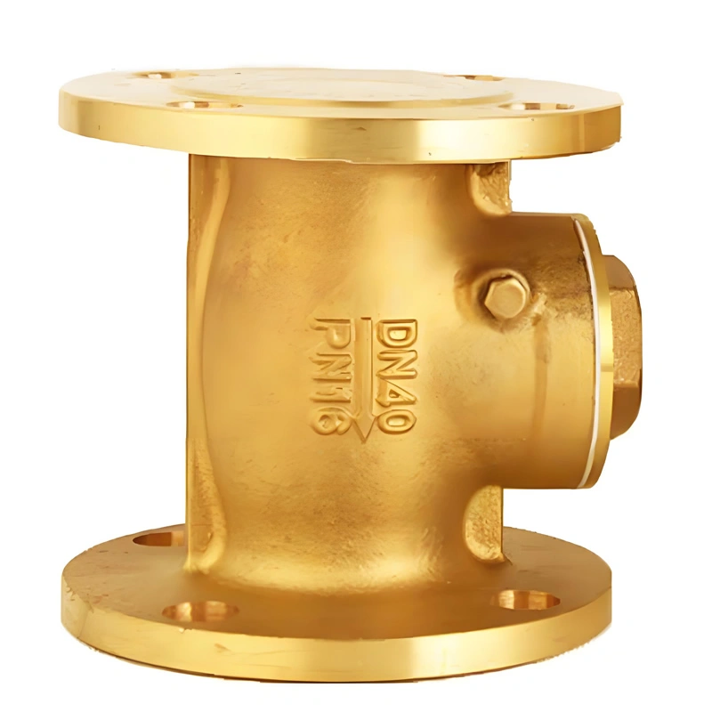 DN50 PN16 Brass/Aluminum Bronze Flanged Ends Swing Check Valve