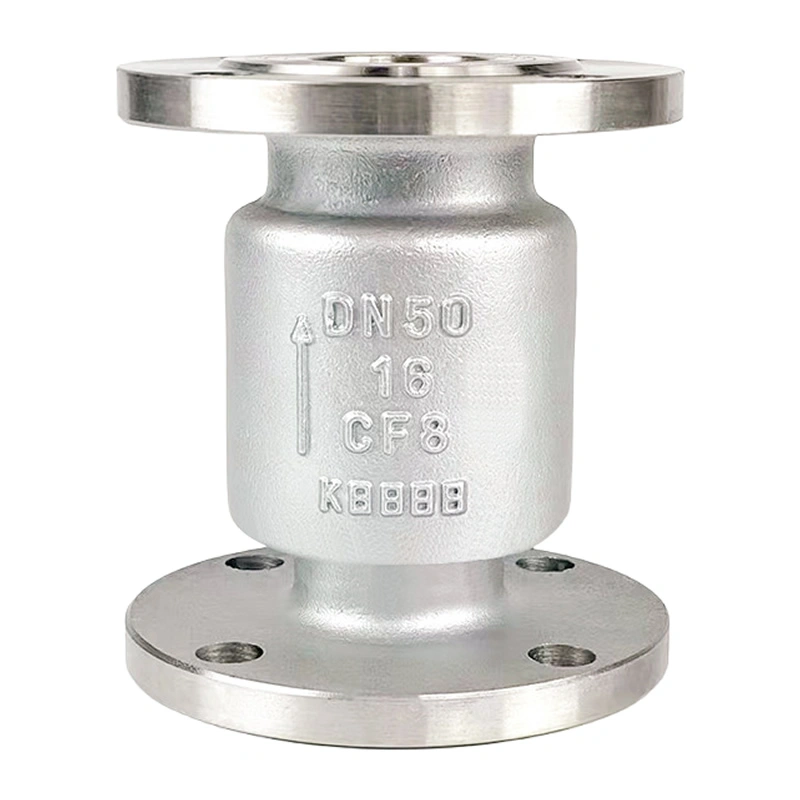 DN50 PN16 SS304 Stainless Steel Energy Saving Silenced Flanged Check Valve