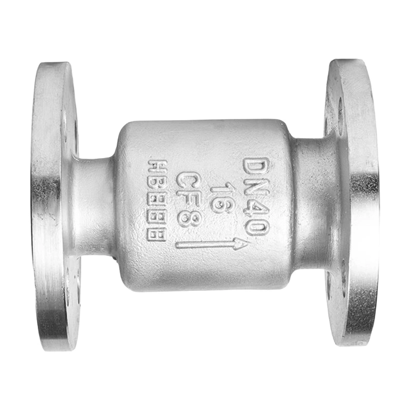 DN50 PN16 SS304 Stainless Steel Energy Saving Silenced Flanged Check Valve