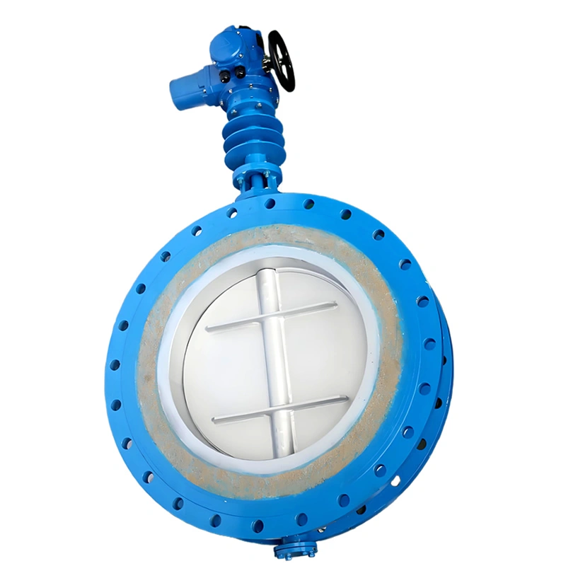 DN600 800LB PN10 SS321 High Temperature Hard Seal Butterfly Valve