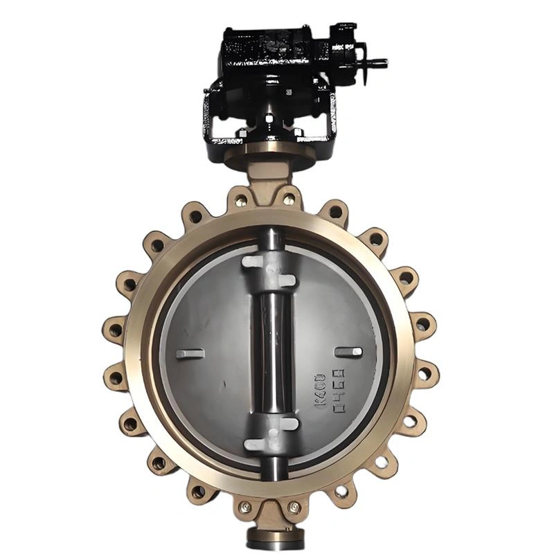 DN600 Class150 Aluminum Bronze Multi-Level Hard Seal Gear Lug-Type Triple Offset Butterfly Valves