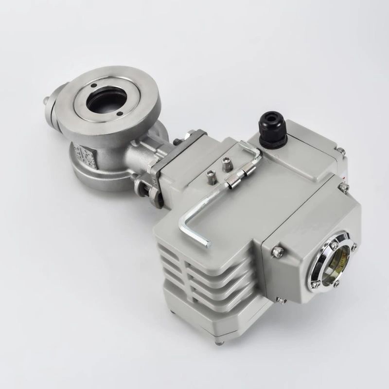 Electric V-Type Pinch Ball Valve with Hard Seal Wear-Resistant Cut-off