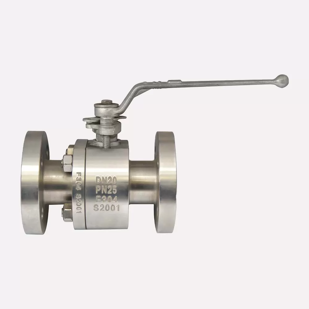 Forged Steel Full Bore RF Flange DN20 PN25 Floating Ball Valve