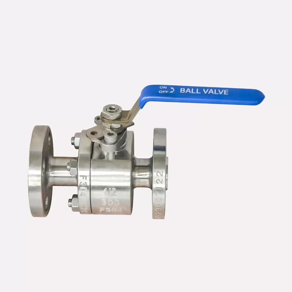 Forged Steel Full Bore RF Flange DN20 PN25 Floating Ball Valve