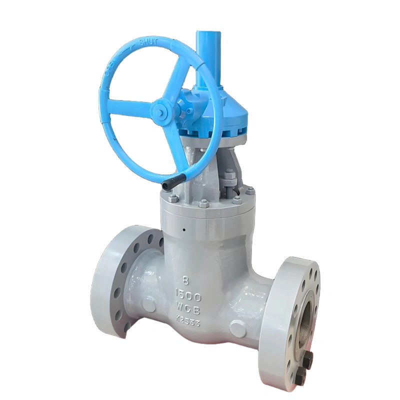 Hard sealed Manual Cast Steel WCB High Pressure Control Gate Valve 